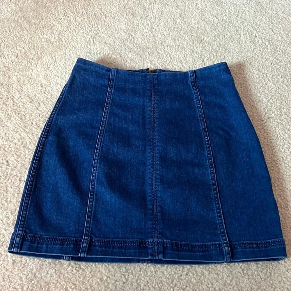 Free People Denim Skirt Size 6